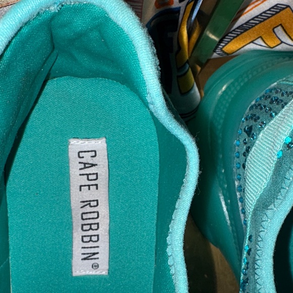 Cape Robbin Turquoise Athletic Shoes - Picture 4 of 5